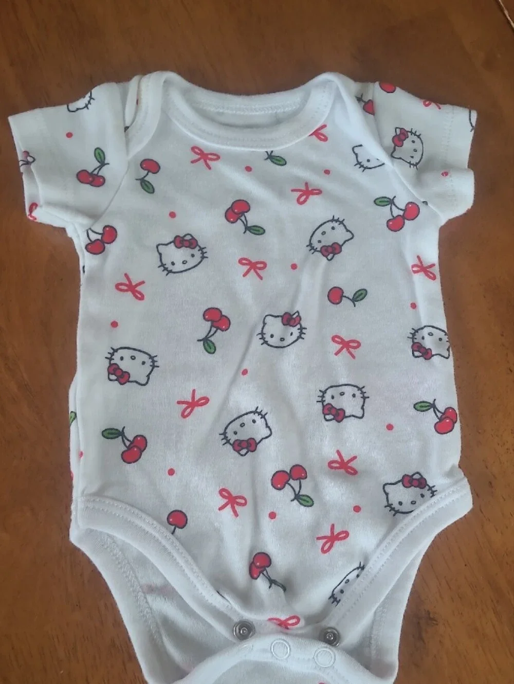 Hello Kitty Red and White Baby Bodysuit Set